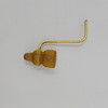 Pipe Light Brown - 1.25 Inch - Replacement Part for German Smokers – detail view of the German Christmas smoker