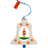 White Bell Shaped Ornament - Striezel Girl – Christmas ornament by Graupner Holzminiaturen