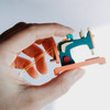 Sewing Machine Shaped Wooden Ornament