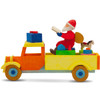 Santa in a Truck Wooden Ornament – Christmas ornament by Graupner Holzminiaturen