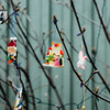 Princess and the Frog Wooden Ornament – side view of the Christmas ornament