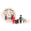 Wooden German Nativity Set Sheep Donkey 45mm - Boxed Set – Christmas ornament by Knuth Neuber