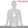 Natural Forest Travelers Tealight Pyramid - Single Tier – detail view of the Christmas pyramid