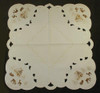 Christmas Winter Square German Table Cloth 87x87 – German handcrafted gift by Funke Stickerei GmbH