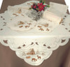 Christmas Winter Square German Table Cloth 87x87 – alternate view of the German handcrafted gift