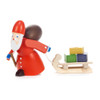 Santa with Sled | Small Wooden German Set – Christmas ornament by Volker & Heiko Flath