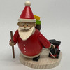 Santa pulling Train Small Figurine – side view of the Christmas ornament