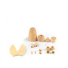German DIY Figurine KIT - Angel Candle Holder – wooden candleholder by Holzwaren Egermann