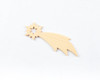 Replacement Shooting Star - Natural 8.5CM Long – alternate view of the German handcrafted gift