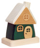 Medium Cabin Cottage Incense Smoker - House Smoker – side view of the German Christmas smoker