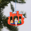 Angel - City Gate Wooden Ornament – alternate view of the Christmas ornament