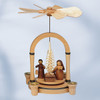 Nativity, natural – alternate view of the Christmas pyramid