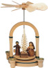 Nativity, natural – Christmas pyramid by KWO