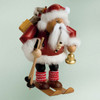Santa Claus on Skis – alternate view of the German Christmas smoker