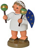 Angel Figurine with Maracas – Christmas ornament by KWO