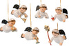 Six Hanging Angels Ornament Set – Christmas ornament by KWO