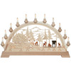 Archway ‐ "Roe deer" German Arch Schwibbogen – Christmas light arch by KWO