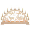 Santa with Sleigh Electric Arch – Christmas light arch by Taulin