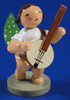 WENDT & KÜHN Angel Banjo Figurine – alternate view of the Christmas ornament