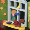 Squirrel in the Window Ornament – alternate view of the Christmas ornament