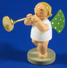 WENDT & KÜHN Angel Ceremonial Trumpet Figurine – side view of the Christmas ornament