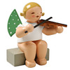 WENDT & KÜHN Sitting Angel Violin Figurine – Christmas ornament