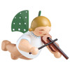 WENDT & KÜHN Ornament Flying Angel Playing Violin German – alternate view of the Christmas ornament