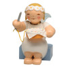 WENDT & KÜHN Goodwill Snowflake Marguerite Angel with Embroidery – Christmas ornament