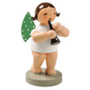 WENDT & KÜHN Standing Angel Playing the Clarinet Figurine – alternate view of the Christmas ornament