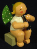 WENDT & KÜHN Sitting Angel Clarinet Figurine – detail view of the Christmas ornament