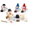 Build a Snowman Figurine Kit - Shovels – Christmas ornament by Holzwaren Egermann