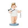 Angel with Crown and Triangle – Christmas ornament by Kunstgewerbliche Drechslerei Ellmann