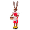 Large Red Rabbit Lady Figurine – Christmas ornament by Jan Legler eK