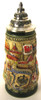 City Scenes German Beer Stein – detail view of the German handcrafted gift