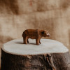 Zoo Animals with Box – side view of the Christmas ornament