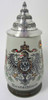 Eagle Flag German Beer Stein – side view of the German handcrafted gift