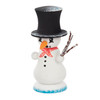 Unpainted German DIY Smoker KIT - Mini Cute Snowman – alternate view of the German Christmas smoker