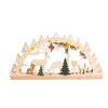 Unfinished Kit: LED Candle Arch – detail view of the Christmas light arch