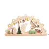 Unfinished Kit: Candle Arc LED – detail view of the Christmas light arch