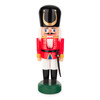 Small Red Cloaked Nutcracker Soldier | 24 cm