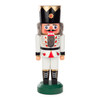 White Cloaked King Nutcracker | 21 cm – German nutcracker by Jan Legler eK