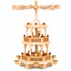 46cm Nativity Christmas Pyramid with Baroque Railings | Handcrafted German Erzgebirge Pyramid
