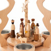 Nativity Tealight Pyramid | 25cm – detail view of the Christmas pyramid