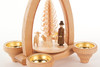 Shepherd with his Dog Tealight Pyramid – detail view of the Christmas pyramid