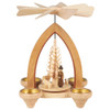 Shepherd with his Dog Tealight Pyramid – side view of the Christmas pyramid