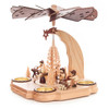 Forest Workers Tealight Pyramid – Christmas pyramid by Jan Legler eK