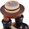 The Forest Rock Collector Miner Smoker | 10.25 Inches Tall – side view of the German Christmas smoker