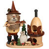 Forest Gnome Baker Double Incense Smoker – side view of the German Christmas smoker