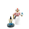 Nurse Incense Smoker | 19 cm – detail view of the German Christmas smoker