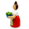 Lady with Dumplings Incense Smoker | 17 cm – detail view of the German Christmas smoker
